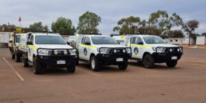Fleet of Merge Mechanical service vehicles ready to deliver mechanical services across WA